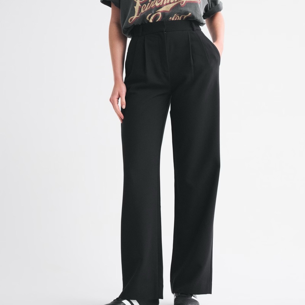 Abercrombie & Fitch Sloan Tailored Wide Leg Pants